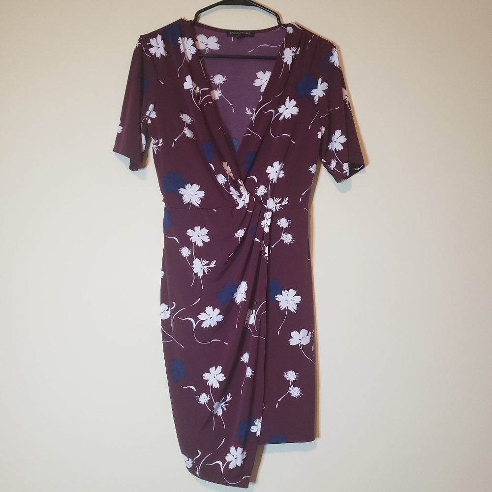Banana Republic Floral Wrap Dress